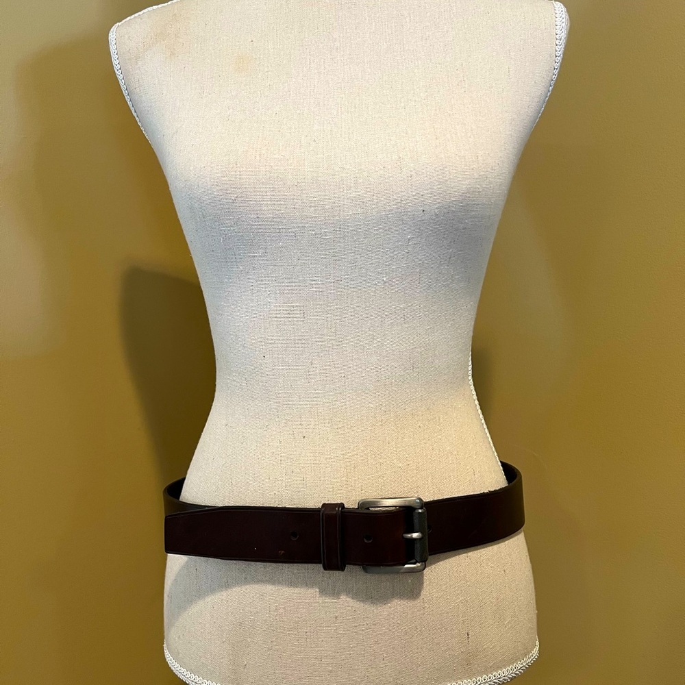 Coach Brown Leather Belt